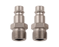 Ниппель универсальный быстросъемный ("папа") 3/8, внешняя резьба, 2 шт, Stels-foto3