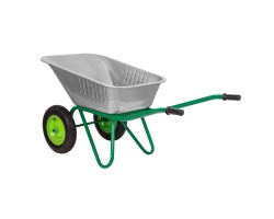 Тачка садово-строительная, 2-х колесная, грузоподъемность 320 кг, объем 100 л Сибртех-foto3
