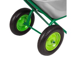 Тачка садово-строительная, 2-х колесная, грузоподъемность 320 кг, объем 100 л Сибртех-foto9