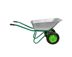 Тачка садово-строительная, 2-х колесная, грузоподъемность 320 кг, объем 100 л Сибртех-foto6