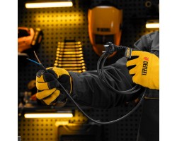 Шнур сетевой Energy Series, ПВС, 1,5 м, 2 x 1 мм, с неразборной вилкой, черный, Denzel-foto8