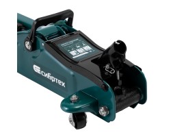 Домкрат гидравлический подкатной, 2 т, 85-330 мм, низкий подхват, в пласт. кейсе Сибртех-foto13