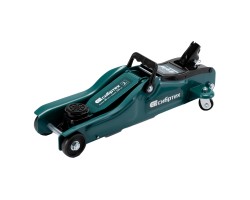 Домкрат гидравлический подкатной, 2 т, 85-330 мм, низкий подхват, в пласт. кейсе Сибртех-foto2