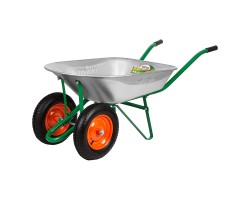 Тачка садовая, два колеса, грузоподъемность 170 кг, объем 78 л Palisad