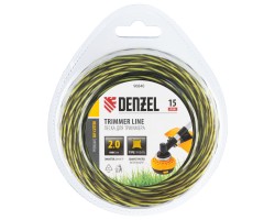 Леска для триммера двухкомпонентная витая квадратная, 2,0мм х 15м, блистер SkyCutter Denzel-foto2