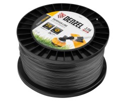 Леска для триммера двухкомпонентная круглая, 2,0мм х 276м, на DIN катушке EXTRA CORD Denzel-foto2