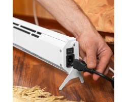 Конвектор электрический плинтусный ATRIC-300, 230 В, 300 Вт, ТЭН Denzel-foto17