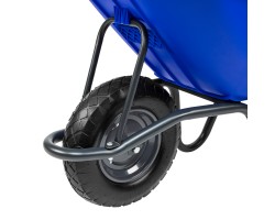 Тачка садово-строительная с пластиковым корытом, грузоподъемность 175 кг, объем 90 л Сибртех-foto10