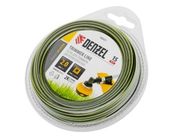 Леска для триммера двухкомпонентная квадратная, 2,0мм х 15м, блистер SkyCutter Denzel