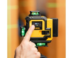 Лазерный уровень мультипризменный DLV-360-4C, 30 м, зеленый луч, Li-Ion 2,4 Aч, кейс// Denzel-foto26