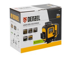 Лазерный уровень мультипризменный DLV-360-4C, 30 м, зеленый луч, Li-Ion 2,4 Aч, кейс// Denzel-foto23