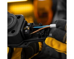 Шнур сетевой Energy Series, ПВС, 3 м, 2 x 1 мм, с неразборной вилкой, белый, Denzel-foto9