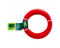 Леска для триммера овальная витая, 2.0 мм х 15 м, Сибртех