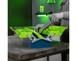 Ящик для инструмента, 430 х 200 х 160 мм, три секции, металлический Сибртех-foto12