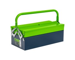 Ящик для инструмента, 430 х 200 х 160 мм, три секции, металлический Сибртех