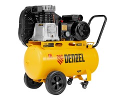 Компрессор воздушный рем. привод BCI 2100/50, 2,1 кВт, 50 литров, 400 л/мин Denzel-foto2