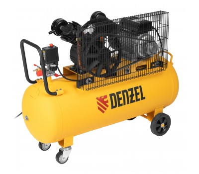 Компрессор воздушный BCV2200/100, ременный привод, 2.2 кВт, 100 литров, 370 л/мин Denzel Компрессор воздушный BCV2200/100, ременный привод, 2.2 кВт, 100 литров, 370 л/мин Denzel