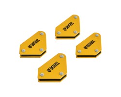 Набор из 4 магнитных фиксаторов для сварочных работ Denzel