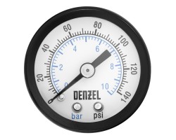 Воздушный манометр G10, 40 мм, 1/8" Denzel-foto3