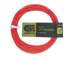 Леска для триммера звезда, 1.3 мм х 15 м, Сибртех-foto2