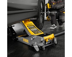 Домкрат гидравлический подкатной, 3 т, 75-500 мм, быстрый подъем, низкий подхват, проф. Denzel-foto39