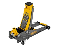 Домкрат гидравлический подкатной, 3 т, 75-500 мм, быстрый подъем, низкий подхват, проф. Denzel-foto18