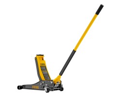 Домкрат гидравлический подкатной, 3 т, 75-500 мм, быстрый подъем, низкий подхват, проф. Denzel-foto34