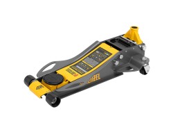 Домкрат гидравлический подкатной, 3 т, 75-500 мм, быстрый подъем, низкий подхват, проф. Denzel-foto17