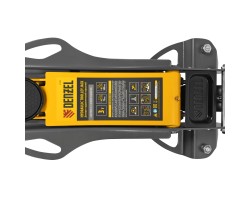 Домкрат гидравлический подкатной, 3 т, 75-500 мм, быстрый подъем, низкий подхват, проф. Denzel-foto13