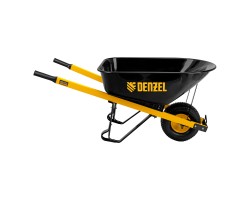 Тачка строительная, усиленная, объем 140 л, 230 кг, колесо 15х6.00-6 Denzel-foto6