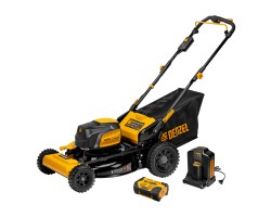 Газонокосилка аккумуляторная самоходная бесщет., RLMS560-62, 560 мм, Li-ion, 62В Denzel Новинка-foto23