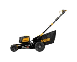 Газонокосилка аккумуляторная самоходная бесщет., RLMS560-62, 560 мм, Li-ion, 62В Denzel Новинка-foto3