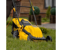 Газонокосилка электрическая GMC-2000, шир. 44см, 2000 Вт, 6 уров., травосб. 45 л Denzel-foto27