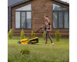 Газонокосилка электрическая GMC-2000, шир. 44см, 2000 Вт, 6 уров., травосб. 45 л Denzel-foto28