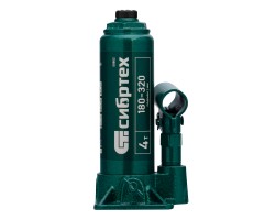 Домкрат гидравлический бутылочный, 4 т, 180-320 мм Сибртех-foto3