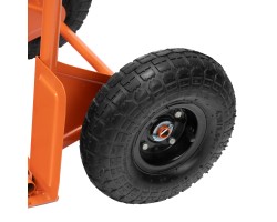 Тележка ручная 2-х колесная, облегченная, г/п 150кг, откидная платформа 430х355мм Сибртех-foto9