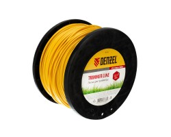 Леска для триммера круглая   2.4 мм, 160 м, на Din катушке Denzel