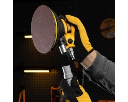 Эксцентриковая шлифовальная машина EPG150, 150 мм, 10000 об/мин, 5 мм, 160 л/мин Denzel-foto10