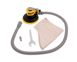 Эксцентриковая шлифовальная машина EPG150, 150 мм, 10000 об/мин, 5 мм, 160 л/мин Denzel-foto6