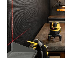 Лазерный уровень LX 05 Red, 20 м, 635 нм, аккумулятор Li 5200 mAh, резьба 5/8" Denzel-foto21