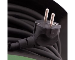 Удлинитель силовой 50 м, 16А, тип УХз16, КГ 3 x 1.5 мм, на стальной катушке, 4 розетки Сибртех-foto6