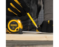 Рулетка 5м х 25мм, двухкомп. корпус, кнопка-пауза Denzel-foto11