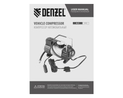 Компрессор автомобильный AC-37, 12 В, 7 атм, 37 л/мин, автомобильный предохранитель Denzel-foto16