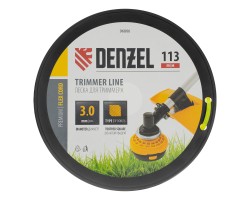 Леска для триммера зубчатый квадрат, 3,0мм х 113м, на DIN катушке FLEX CORD Denzel-foto3