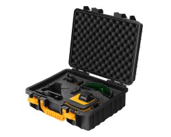 Лазерный уровень мультипризм. LXI 360-3 Green, 30 м, 520 Нм, акк. Li 2800 mAh, резьба 1/4" Denzel-foto14