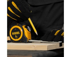 Рулетка 8м х 25мм, обрезиненный корпус, автоматическая фиксация Denzel-foto10