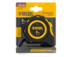Рулетка 8м х 25мм, обрезиненный корпус, автоматическая фиксация Denzel-foto7