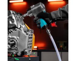 Шланг пневматический ПВХ, 10 x 16 мм, 18 бар, армированный, прозрачный, быстросъемное соединение, 15 м Stels-foto6