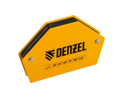 Фиксатор магнитный для сварочных работ усилие 25 LB, 30х45х60х75х90х135 град. Denzel 