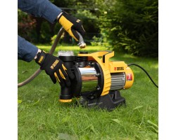 Садовый поверхностный насос GP1100SS, 1100 Вт, 4000 л/ч, подъем 45 м, пластик Denzel-foto18